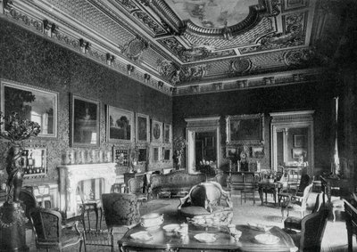 Le salon, Montagu House, 1908 - J Russell and Sons