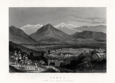Kaboul, depuis le Bala Hissar, 1883 - J. Stephenson