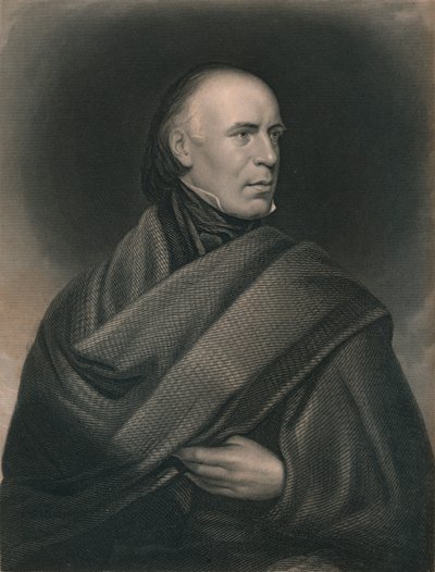 Allan Cunningham 1784-1842, poète et auteur écossais, 1840 - J. Thomson
