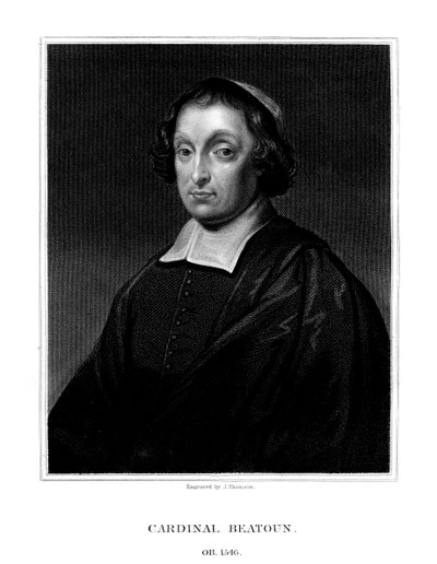 Cardinal David Beaton, archevêque de St Andrews, 1825 - J. Thomson