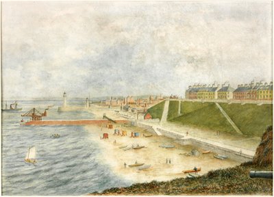 Terrasse de Roker et entrée du port depuis Holey Rock - J. Webster