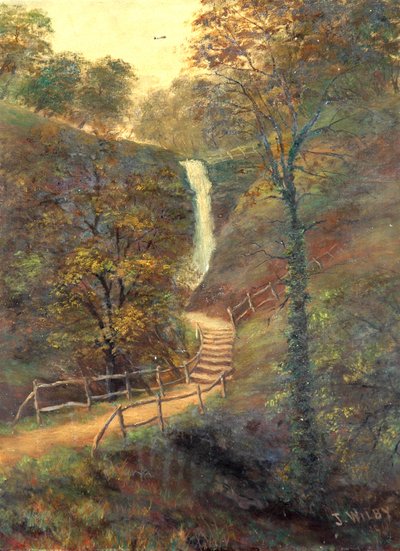 Shanklin Chine, île de Wight, 1911 - J. Wilby