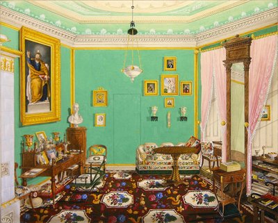 Cabinet de collectionneurs au Schloss Ballenstedt, Saxe-Anhalt - J. Willing