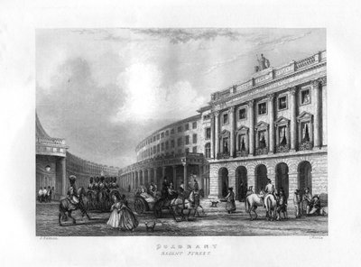 Quadrant, Regent Street, Londres, 19e siècle - J. Woods