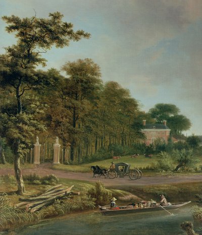 Une maison de campagne - J. and Velde, A.van Hackaert
