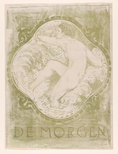 Femme nue dans les vagues - Jac Jongert