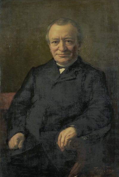 Anthonie Gerardus van der Hout (1820-92) - Jac van Looij (signed by artist)