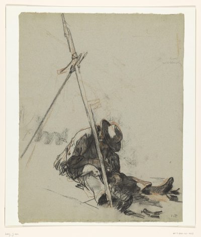 Un moissonneur - Jac van Looij (signed by artist)