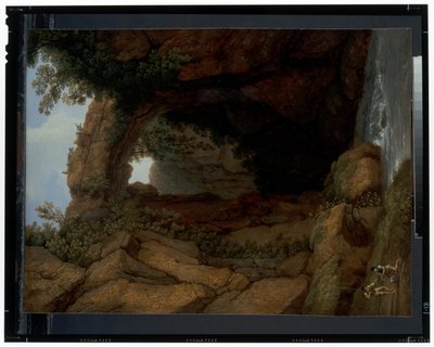 Le rocher arqué - Jacob Philippe Hackert