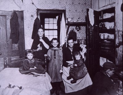 Bidonville, New York vers 1905 (photo en noir et blanc) - Jacob August Riis