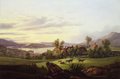 Vue sur Bergen depuis Haukeland - Jacob Calmeyer