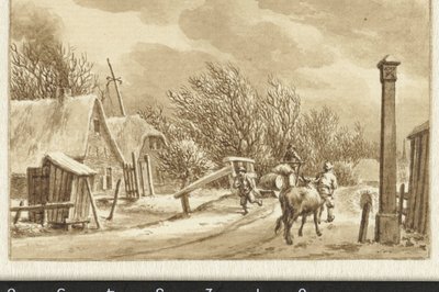 Paysage avec tempête montante - Jacob  Cats