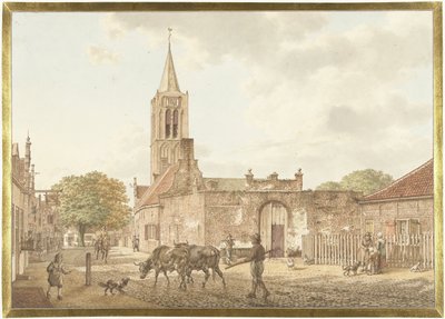 Scène de rue à Beverwijk - Jacob  Cats