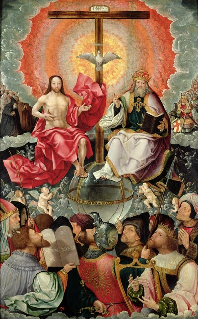 Panneau central du triptyque avec l