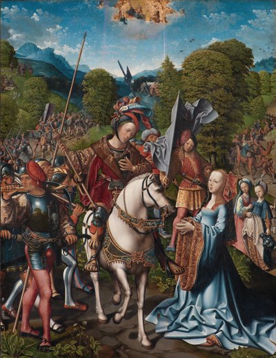 David et Abigail - Jacob Cornelisz van Oostsanen
