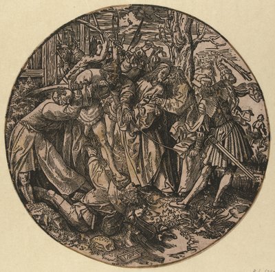 Le Baiser de Judas (De Ronde Passie) - Jacob Cornelisz van Oostsanen