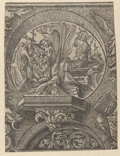 La descente aux enfers et la résurrection du Christ - Jacob Cornelisz van Oostsanen