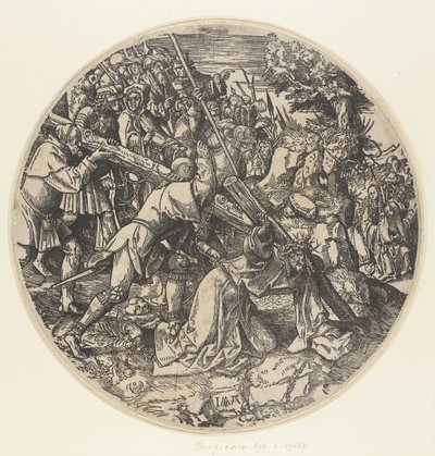 Portement de croix - Jacob Cornelisz van Oostsanen