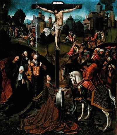 La Crucifixion - Jacob Cornelisz van Oostsanen