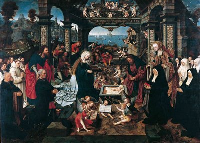 La Nativité du Christ - Jacob Cornelisz van Oostsanen