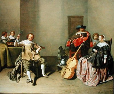Une Joyeuse Compagnie dans un Intérieur - Jacob Duck