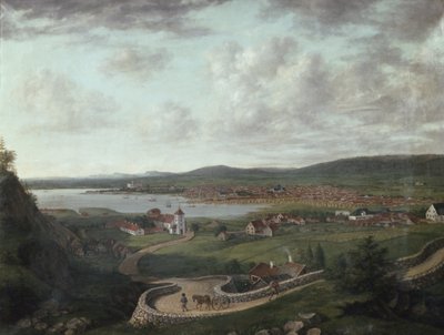 Christiania et ses environs depuis Egeberget - Jacob Edward Munch