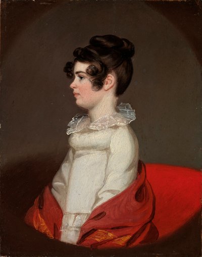 Portrait de femme - Jacob Eichholtz