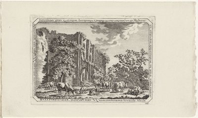 Bétail près des ruines de Brederode - Jacob Elias van Varelen