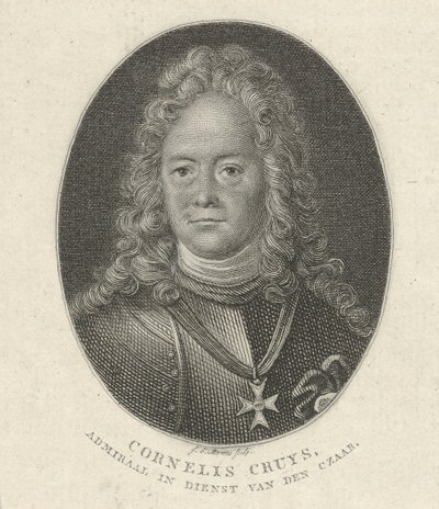 Portrait de Cornelius Cruys, vice-amiral de la marine impériale russe, 1818 - Jacob Ernst Marcus