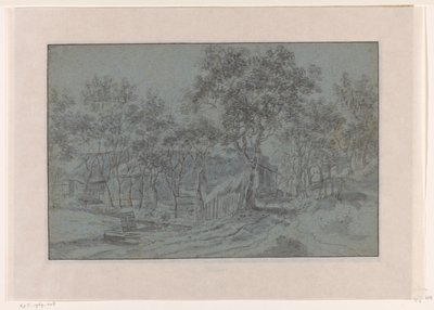 Ferme entre les arbres - Jacob Esselens