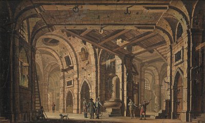 Décoration de prison avec des prisonniers et des gardiens - Jacob Fabris