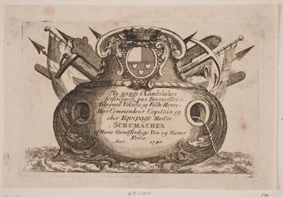 Page de titre de "To gange 6 Landskaber forferdigede på Bremerholm" - Jacob Fosie