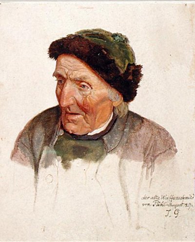 Le vieux armurier de Pahl, 1829 - Jacob Gensler