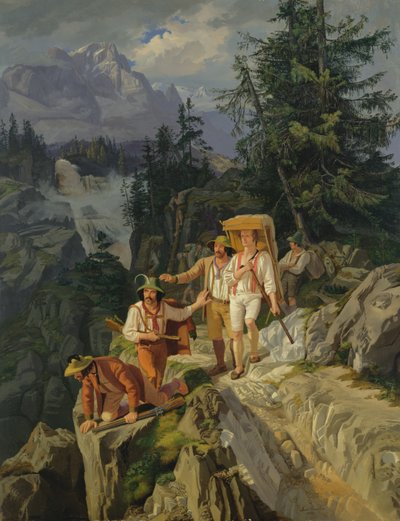 Contrebandiers tyroliens, 1831 - Jacob Gensler
