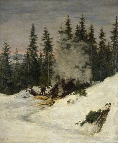 Brûlage de charbon - Jacob Gloersen