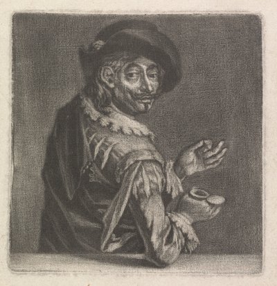 Homme prenant du tabac à priser - Jacob Gole
