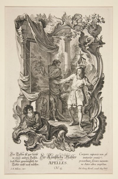 Der Kunstliche Mahler, Apelles - Jacob Gottlieb Thelot