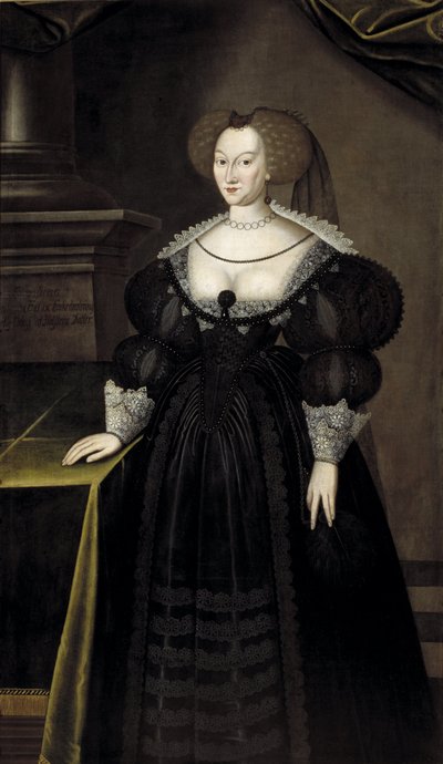 Marie Éléonore de Brandebourg, reine consort de Suède et de Finlande - Jacob Heinrich Elbfas