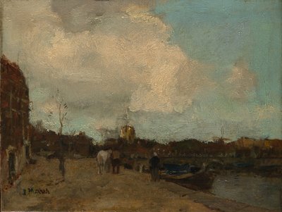 Côté du canal - Jacob Henricus Maris