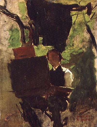 Artiste au travail - Jacob Henricus or Hendricus Maris