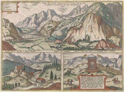 Trois vues dans et autour de la vallée de l