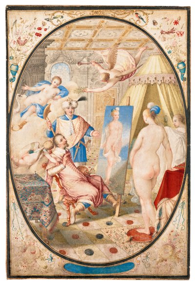 Apelles peignant Campaspe, la maîtresse d