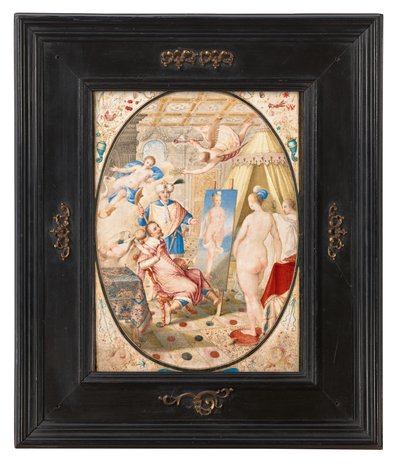 Apelles peignant Campaspe, la maîtresse d