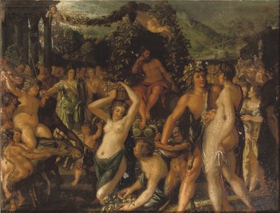 Sine Baccho et Cerere friget Venus - Jacob Hoefnagel