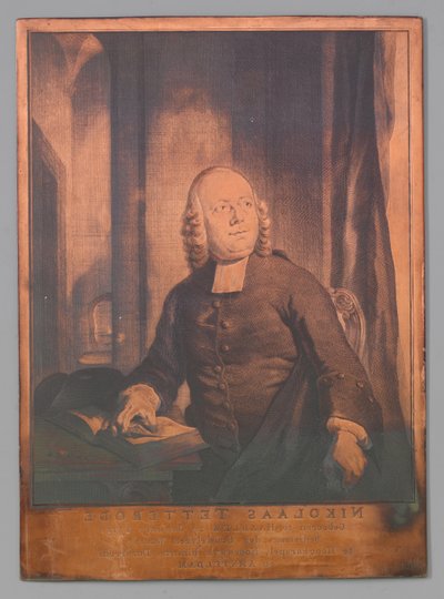 Portrait de Nicolaas van Tetterode - Jacob Houbraken (signed by artist)