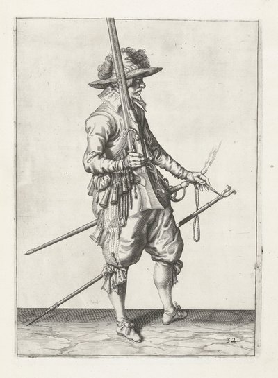 Mousquetaire, c.1600 - Jacob II de Gheyn