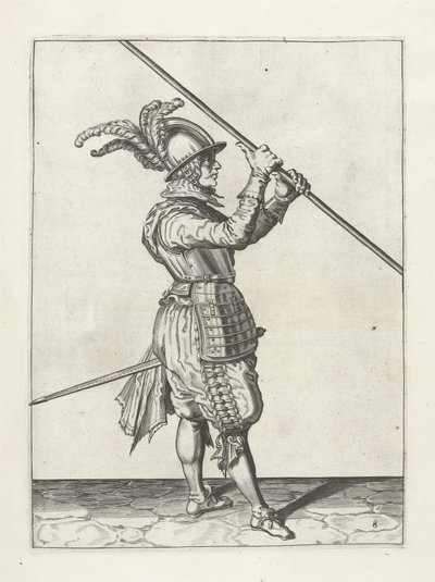 Soldat avec lance, c.1600 - Jacob II de Gheyn