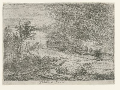 Paysage avec une ferme - Jacob van Ruisdael
