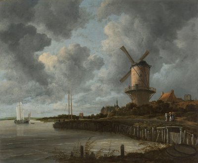 Le moulin à vent de Wijk bij Duurstede - Jacob van Ruisdael
