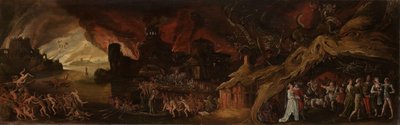Le Jugement dernier et les sept péchés capitaux - Jacob Isaacsz. van Swanenburg